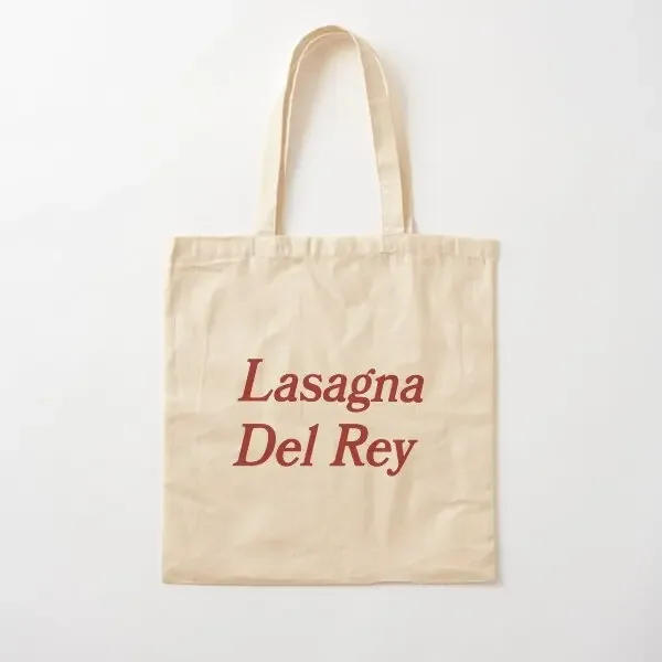 

Lasagna Del Rey Cotton Canvas Bag Unisex Women Printed Shoulder Bag Casual Designer Shopper Travel Ladies Foldable Fashion