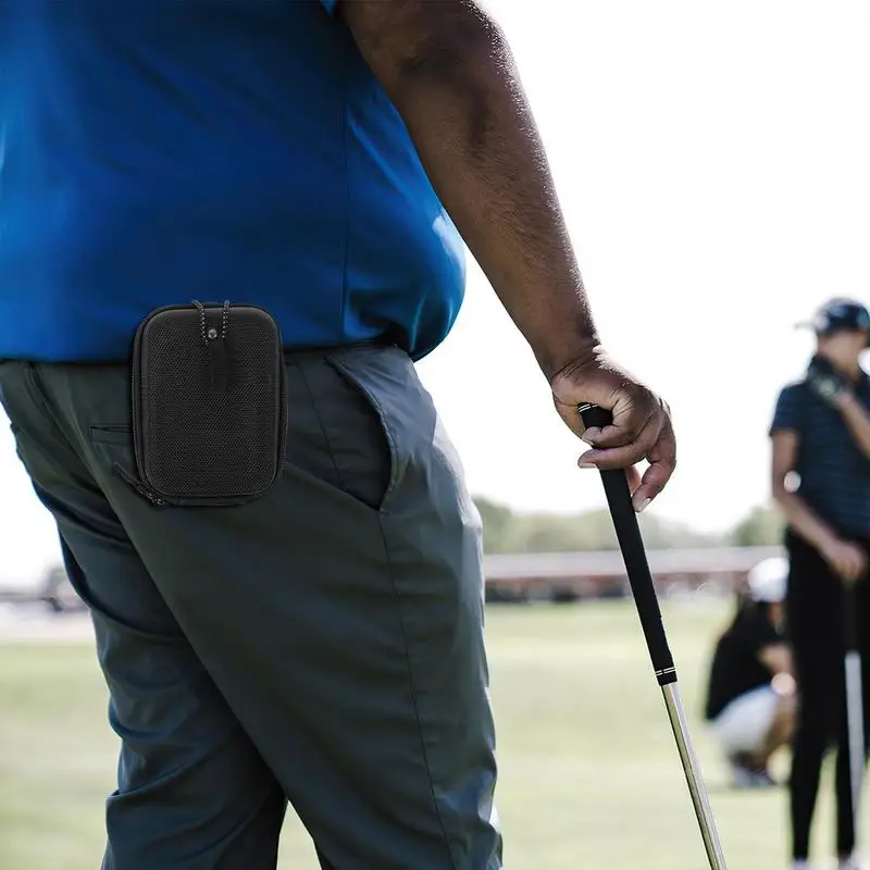 Golf telemetresi kılıf EVA mesafe ölçer saklama çantası için fermuar ile Golf telemetre koruma kapağı Golf aksesuarı taşıma