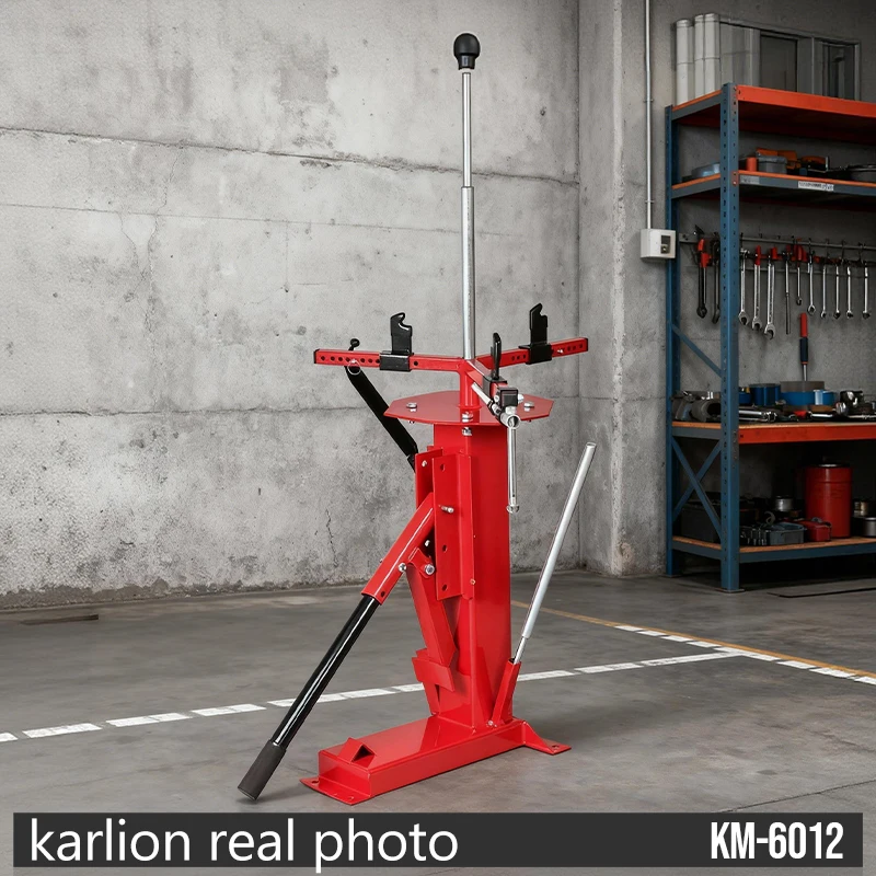 KARLION KM-6012 Multi-functional Portable Manual Motorcycle Tire Changer CE Certified 12-Month Warranty
