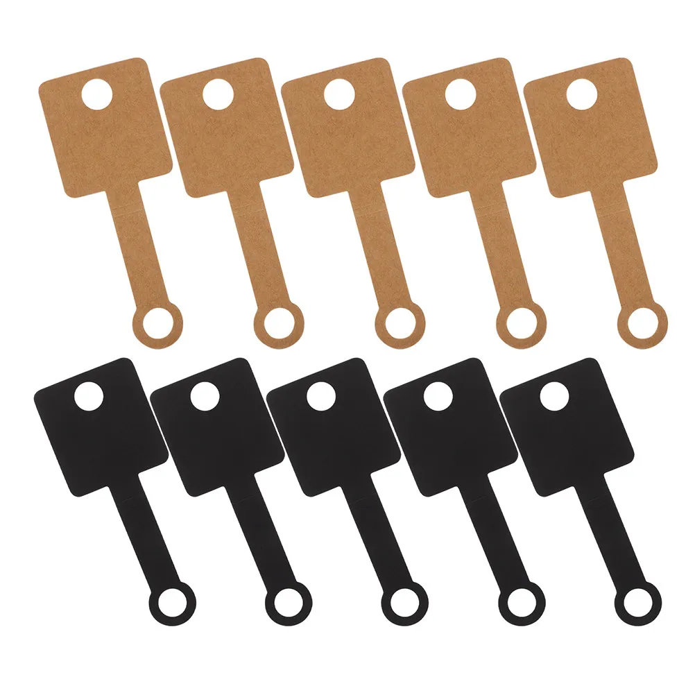 

100Pcs Jewelry Tags Thick Necklace Display Cards Folding Bracelet Packaging Cards for Earrings Jewelry Display Supplies