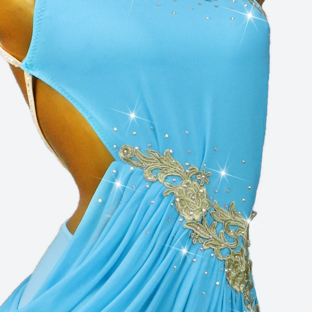 Robe de danse latine pour femmes, Costume de soirée Midi pour filles, vêtements de fête, Long, Sexy, compétition, vêtements de bal élégants pour adultes, 2025