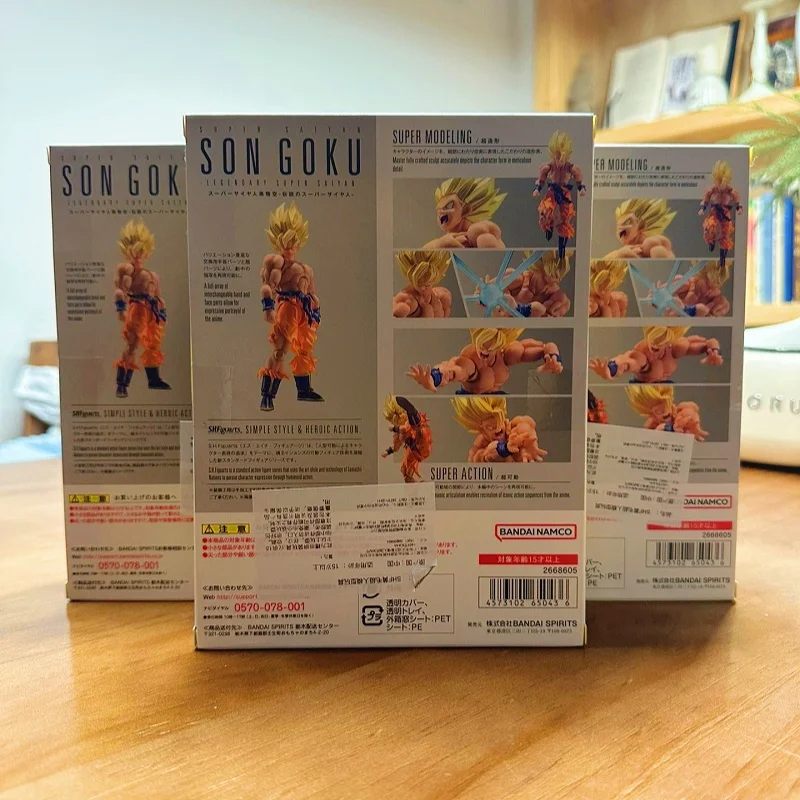 

Bandai Original In Stock SHFiguarts Dragon Ball Z Super Saiyan Son Goku Model Doll Brand New Boxed Garage Action Figure Toy Gift