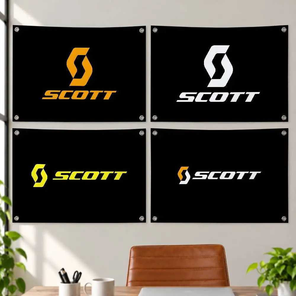 Character Scott Aesthetic Wall Tapestry Flag Printed Wall Hanging Living Room Party Outdoor Decor