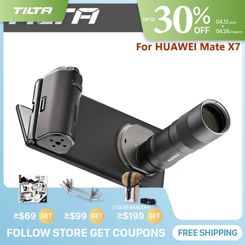 

TILTA для HUAWEI Mate X7 Kit DESIGN с фокусирующей ручкой 3,33x, телеконвертер, объектив, телеобъектив, портативный комплект