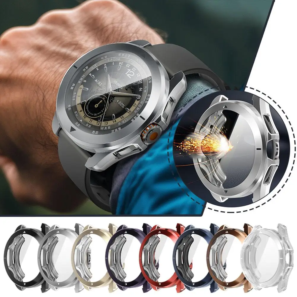 TPU Protective Case Cover For Xiaomi Watch S4 Sport Smart Watch Clear Colorful Soft Protector Epix Pro Cover Shell Y5F0