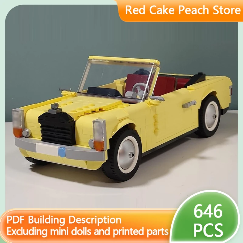 

Модель скоростного гоночного автомобиля MOC, строительные кирпичи W114, трансформируемый автомобиль, модульная технология, детские праздничные подарки, сборка игрушек, костюм