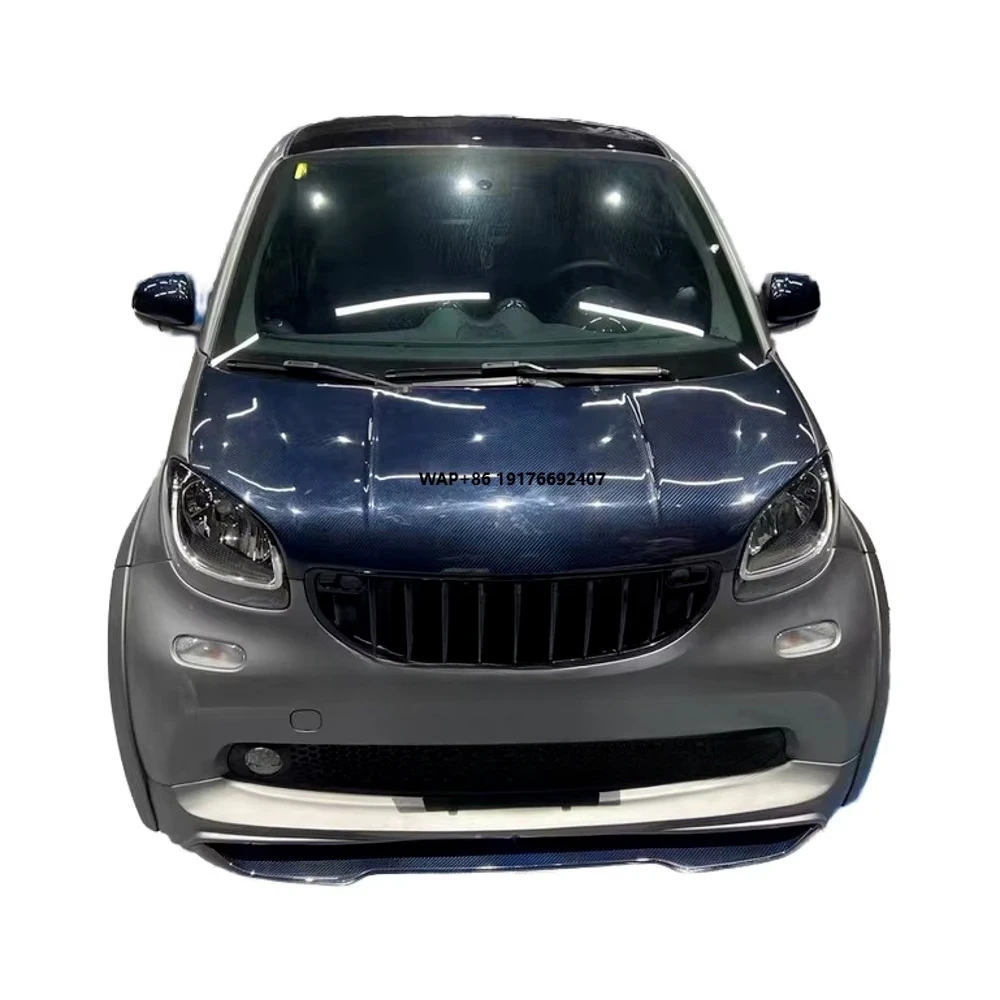 For SMART MSY-Style Carbon Fiber Body Kit New Widebody Front Lip Diffuser Spoiler Upgrades Car Bumpers