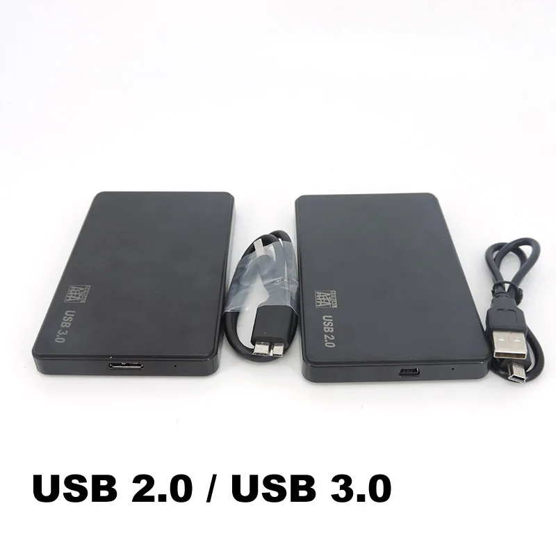 External HD Case 2.5 HDD Case SSD External Hard Drive Box Enclosure 6Gbps 10TB SATA to USB2.0/3.0 Hard Disk Case Adapter q1 J17