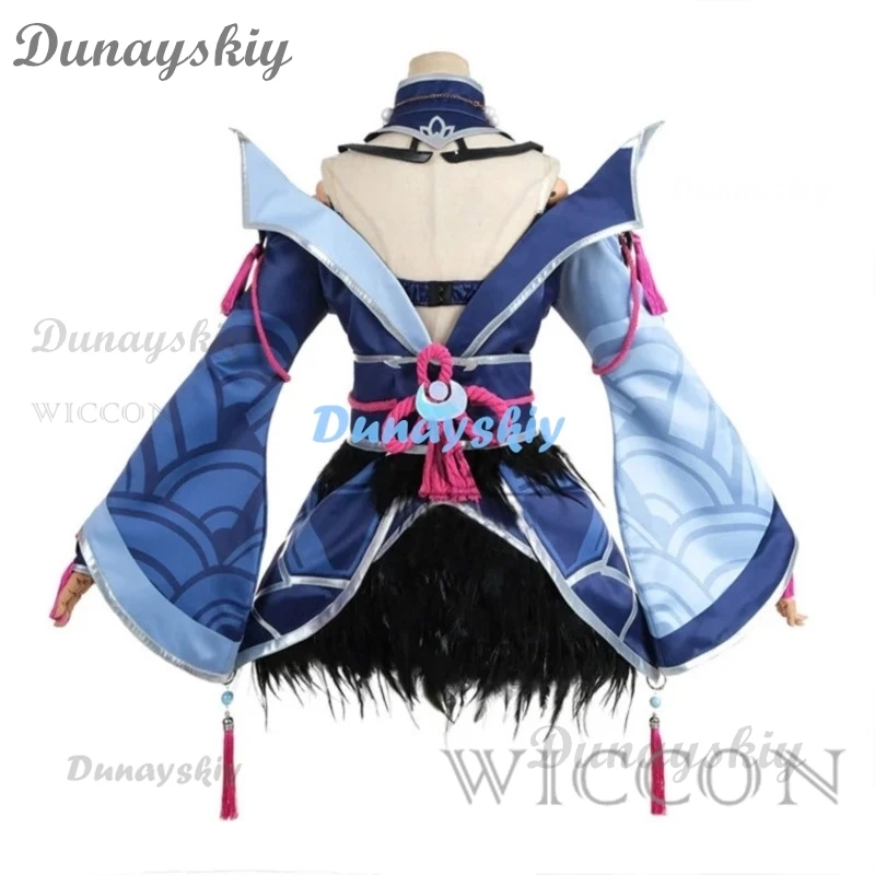 Ahri Snow Moon Kayn Cosplay Costume Game League Of Legends Cosplay Costume Sexy Suit Plush Foot Cover Halloween Gifts