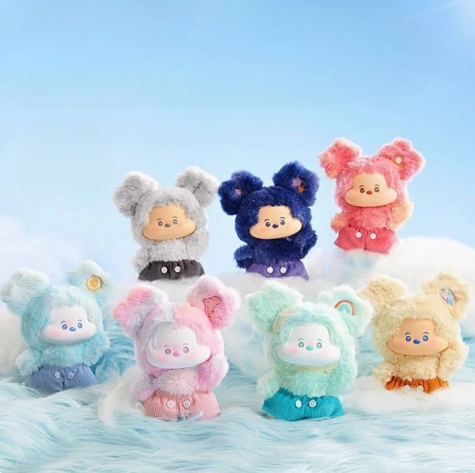 

Miniso Mickey Cloud Illusion Series Blind Box Anime Doll Vinyl Face Doll Mystery Box Bag Key Chain Pendant Collection Toy Gifts