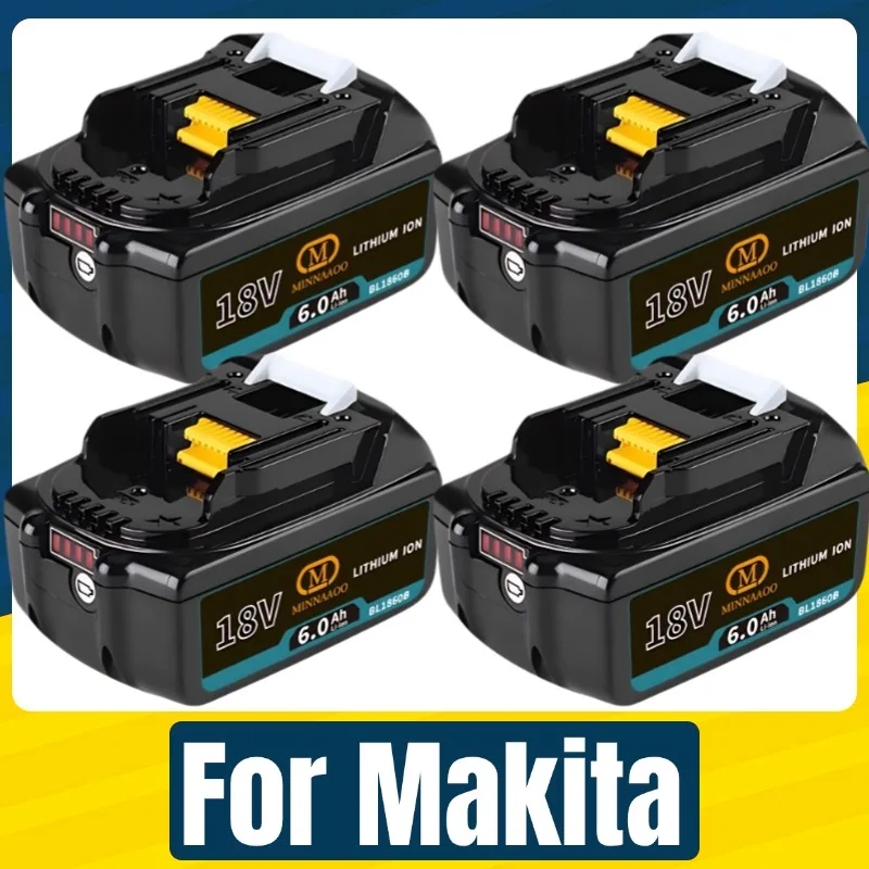 

Оригинальный аккумулятор для Makita 18 В, 6,0 Ач, совместимый с BL1830B BL1840B BL1850B Аккумулятор для инструмента