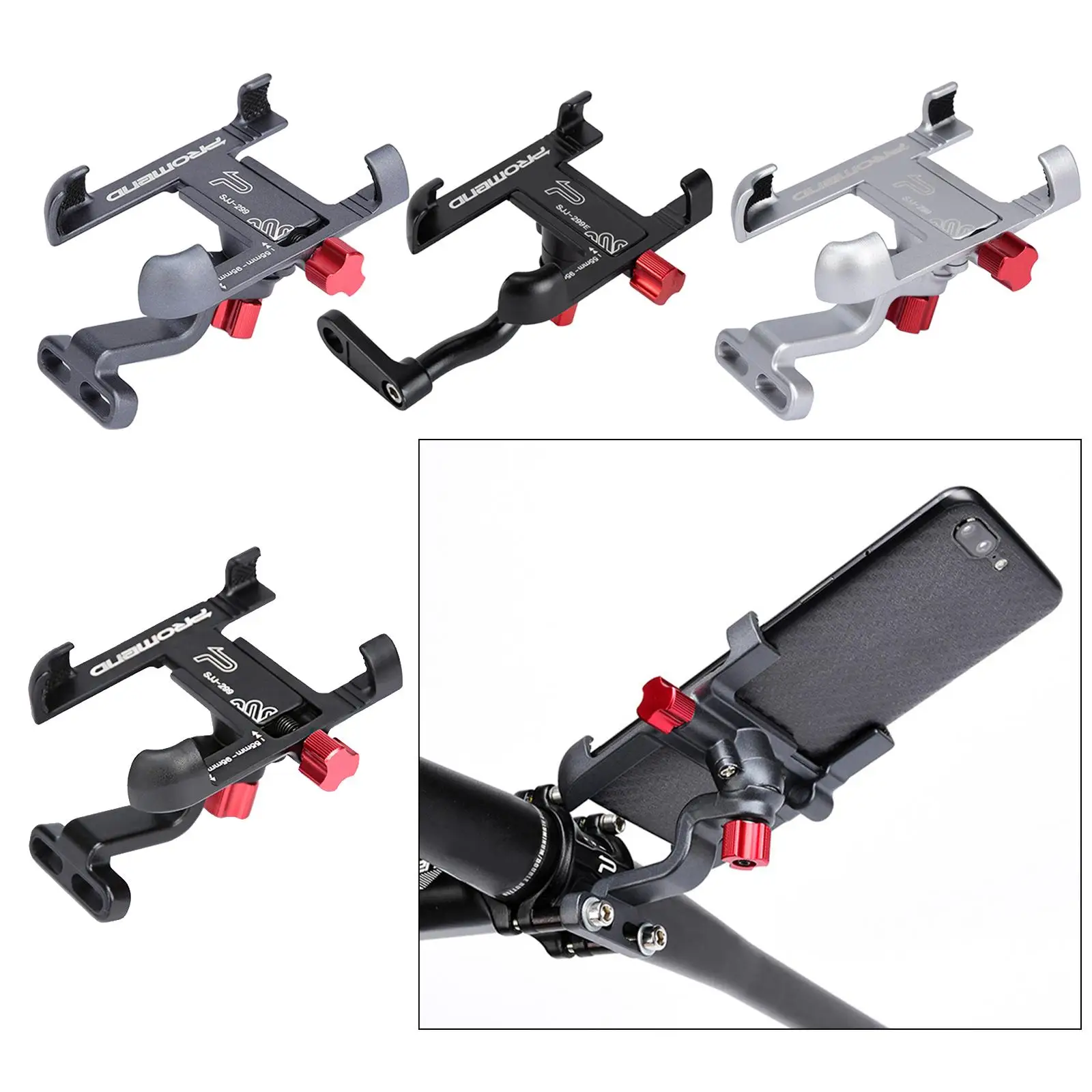 

Motorbike Mobile Phone Holder Bike Handlebar Cellphone Mount Bicycle Bracket