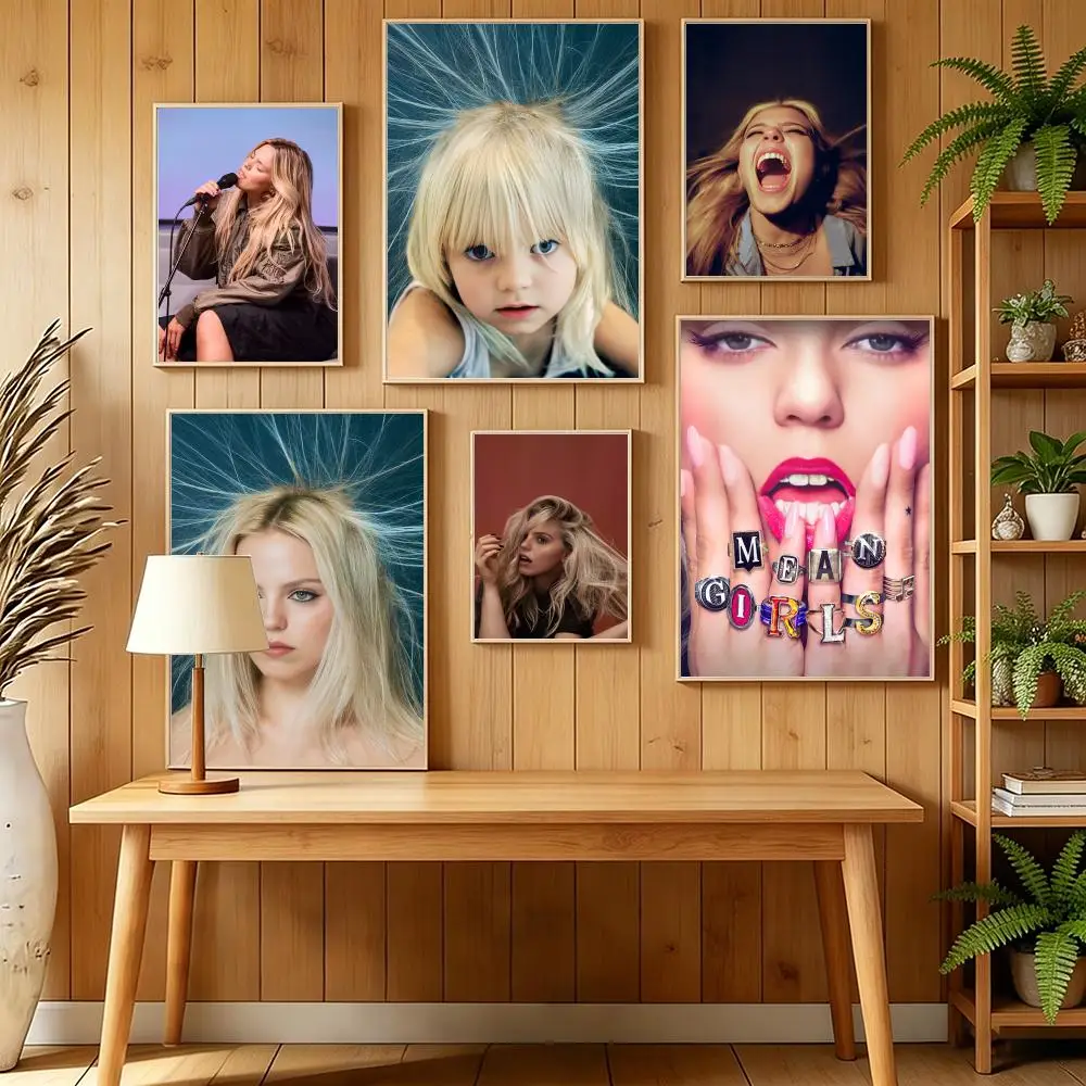 Affiche autocollante HD du chanteur et acteur R-Renee Rapp, autocollants muraux pour chambre à coucher, salon, décoration de la maison, cadeau