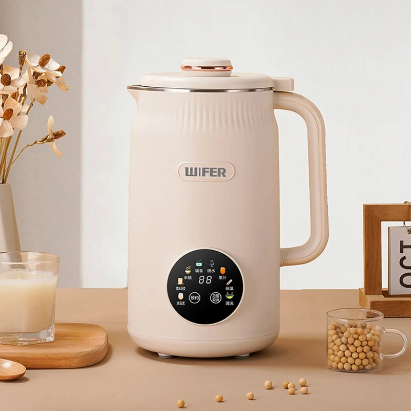 1200ML Soybean Milk Machine Intelligent Food Blender Mixer Electric Fruit Juicer Water Boiling Kettle Rice Paste Maker 220V