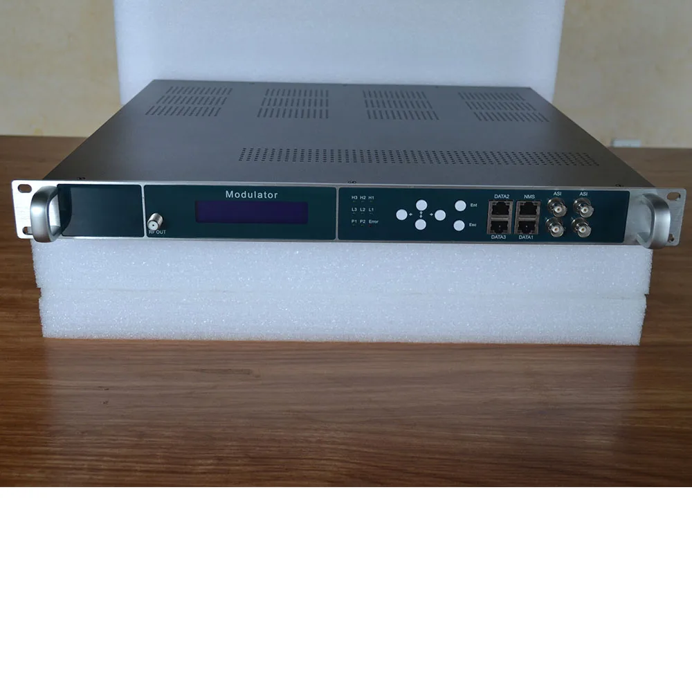 24 HD TO IP HD TO RF Modulator  16-Carrier IP to RF DVB-T DVB-C ATSC ISDBT Cable Front-End HD Video encoder  Modulator