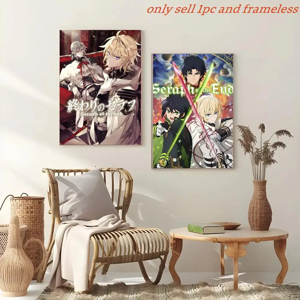 S-Seraph Of The End Japanese Anime Poster Painting And Print Wall Art Picture For Home Room Decor Gifts