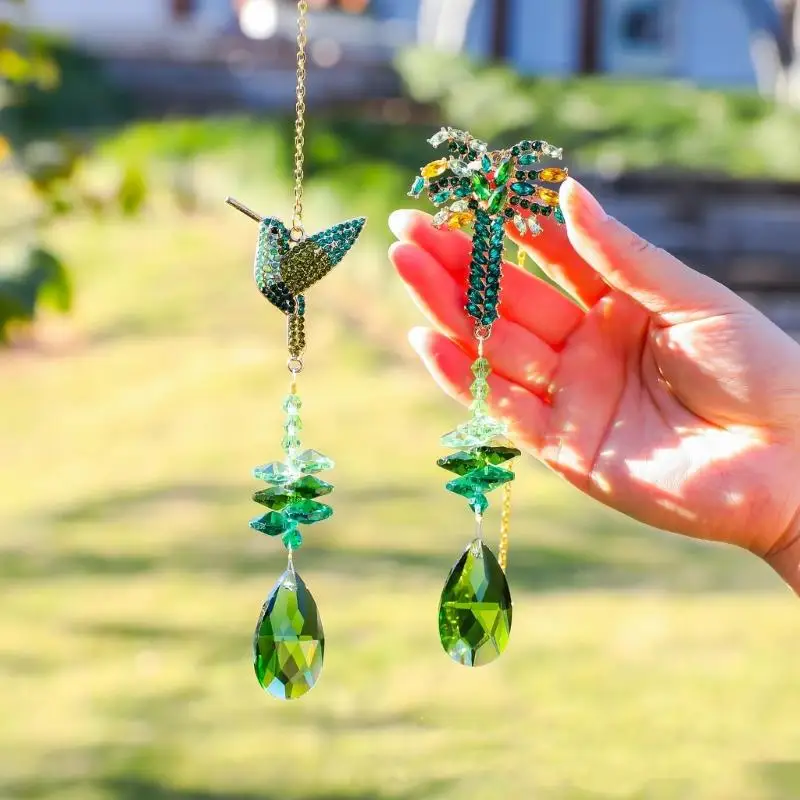 QX2E Window Hanging Ornament Crystals Prism Rainbows Maker Crystal Suncatchers Gift