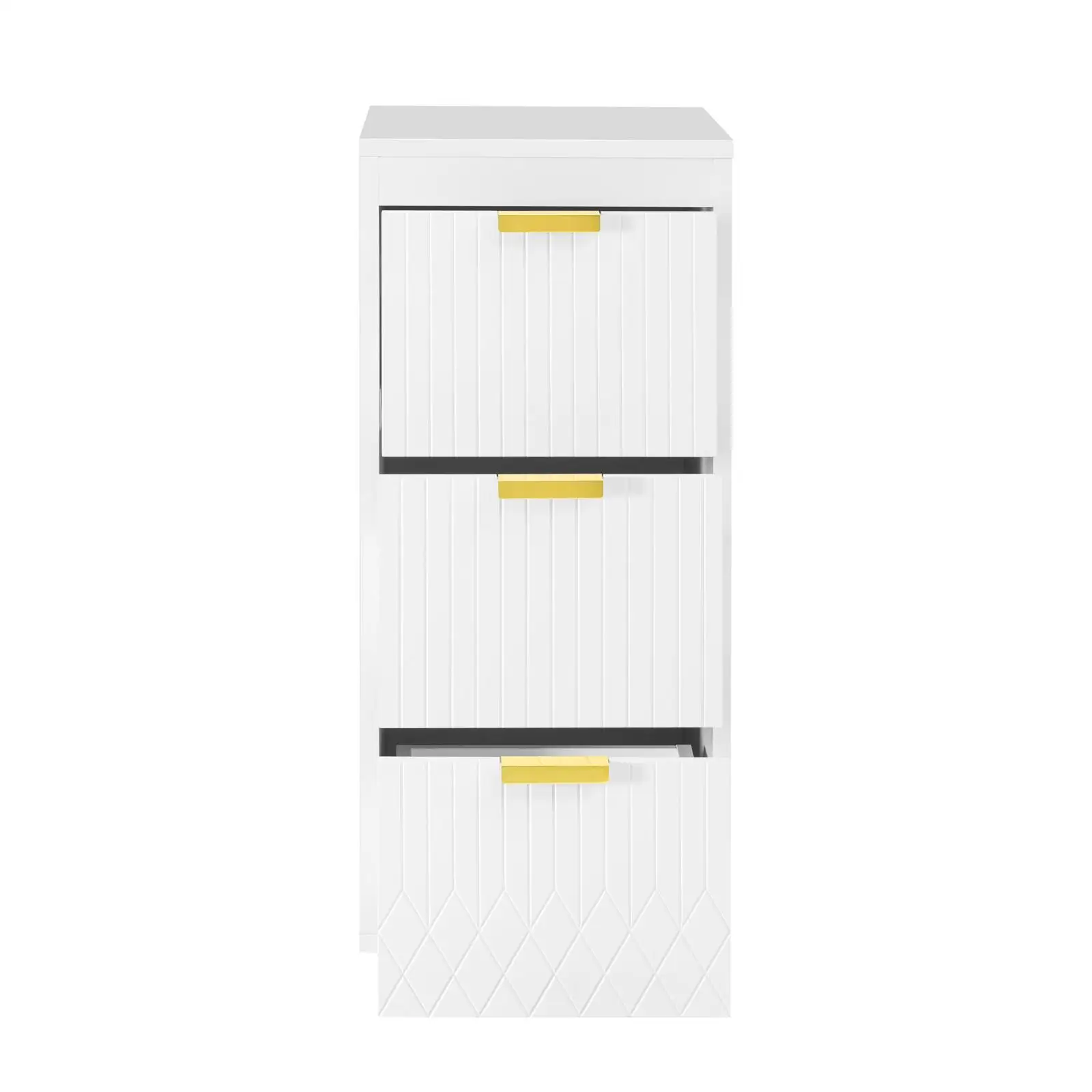 

Multifunctional Bathroom Storage L Shape Handle Cabinet with Drawers for Bathroom and Living Room