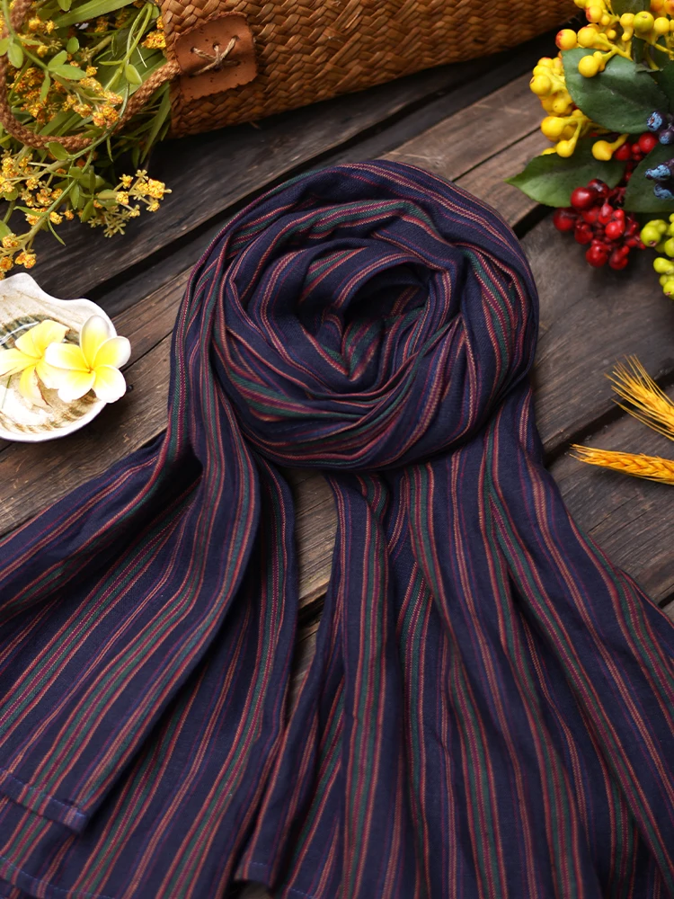 Echarpe-en-lin-rouge-pour-femme-style-national-original-rayee-longue-pashmina-taille-polyvalente-multifonctionnelle-mode-automne-hiver