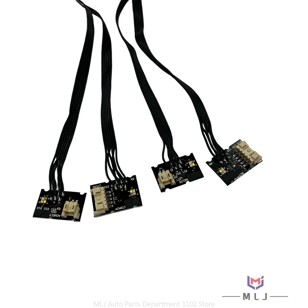 RGB 63117470425 63117470426 For BMW 3 Series GT F34 2016 2017 2018 2019 DRL Internal Wiring Harness Plug and Play DRL Angel Eye