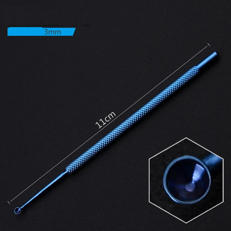 Medische Curette Microscopische Oftalmische Instrumenten Zachte Wrat Curette Roestvrij Staal Tarsale Klier Curette Dermatologie