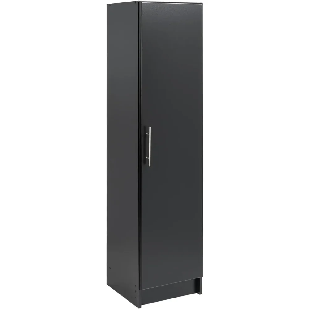 

16 "storage Cabinet, Black Storage Cabinet, Bathroom Cabinet, Cutlery Cabinet with 2 Adjustable Shelves, 16" D X 16 "W X 65" H