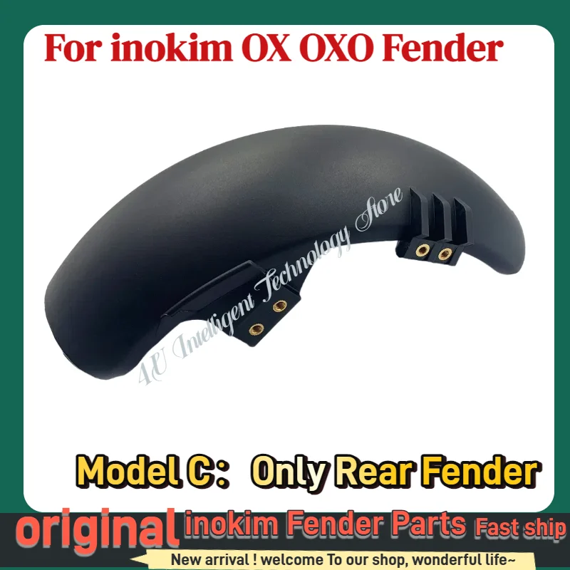 Original Front Fender for INOKIM OXO OX Electric Scooter Mudguard Spare Parts Wheel Cover Tire Plastic Guard Spare Parts