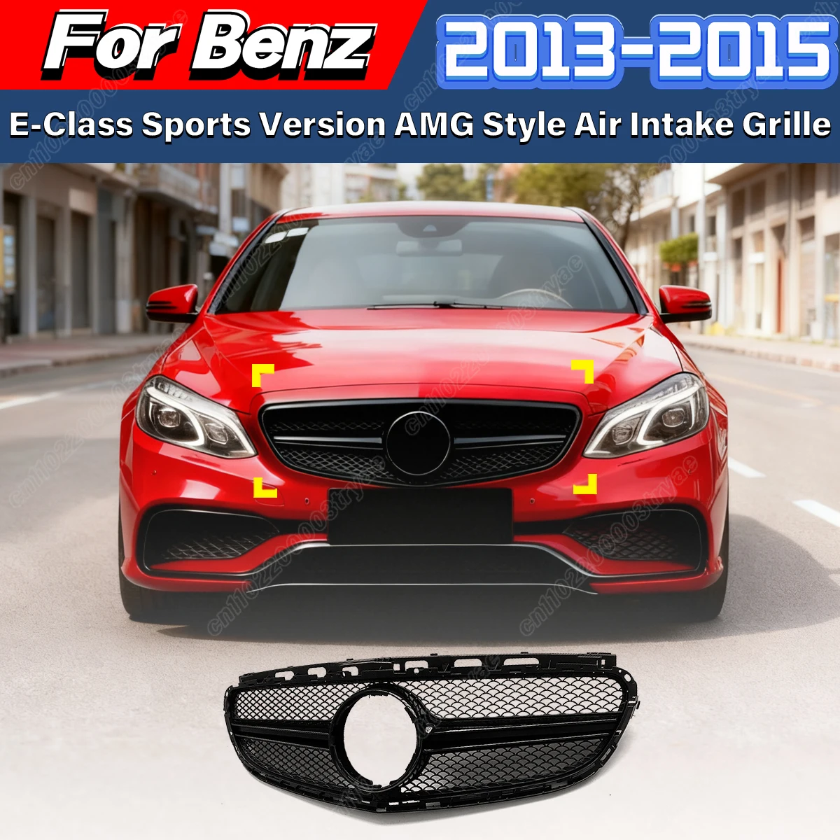 

Для Mercedes Benz E Class W212 2013 2014 2015 Автомобильный передний бампер в стиле AMG, крышка радиатора, гоночная решетка воздухозаборника, комплект кузова