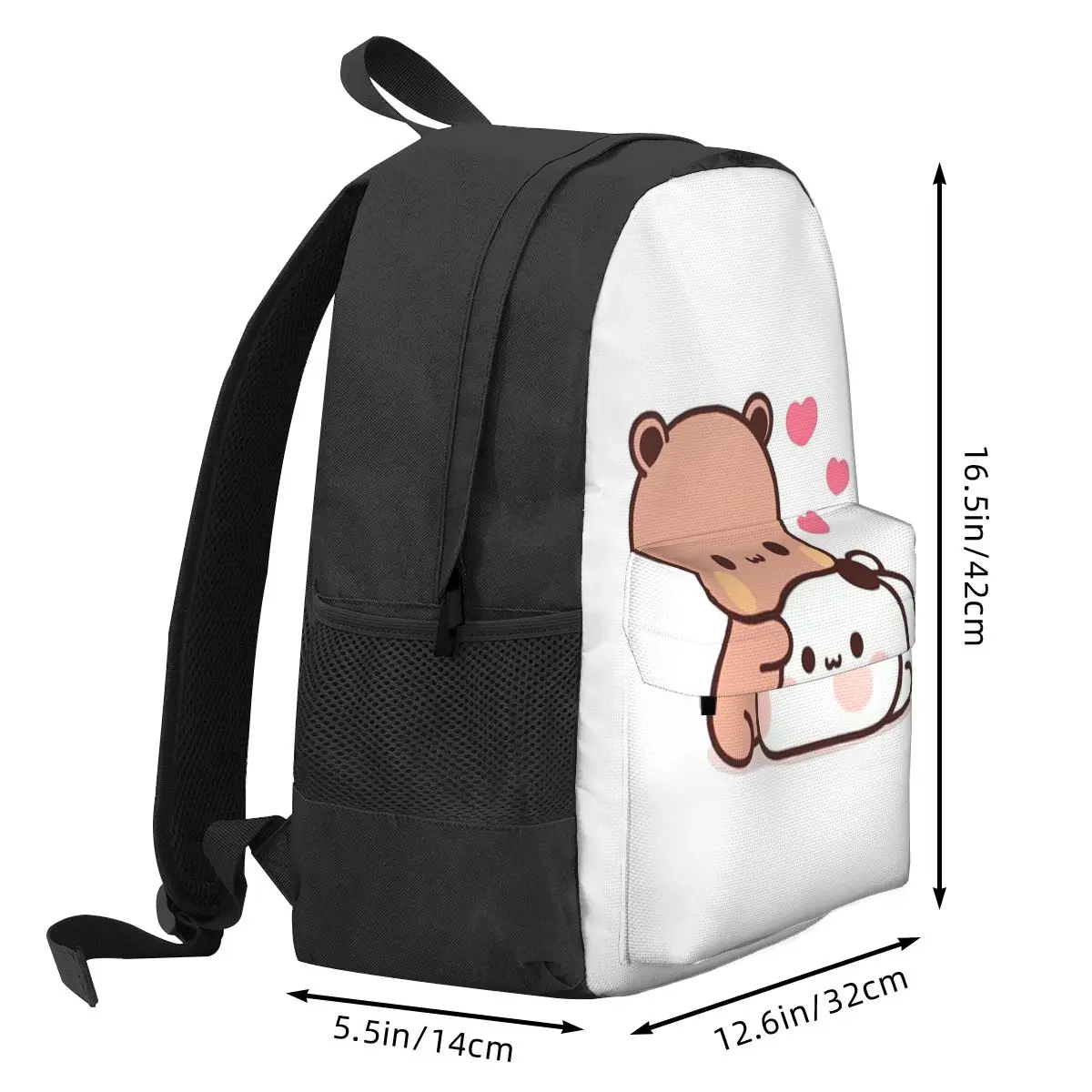 Panda Brownie Bear Mochi Cats Backpack Hot Sale Daypack Large Capacity Kids BookBag School Bag Shoulder Bags for Men Women