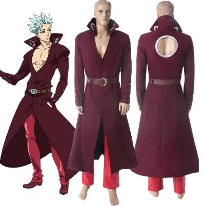 

The Seven Deadly Sins Nanatsu no Taizai Fox's Sin of Greed Ban Cosplay Costume Christmas Halloween Theme Party