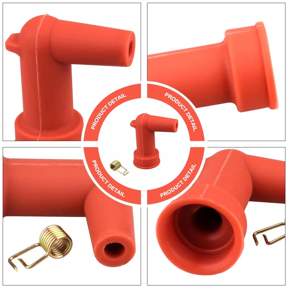 

Multifunction Durable Outboard 2 Stroke Plug Cap Lightweight Rubber Boat Engine Parts Easy Installation Outboard Plug Cap