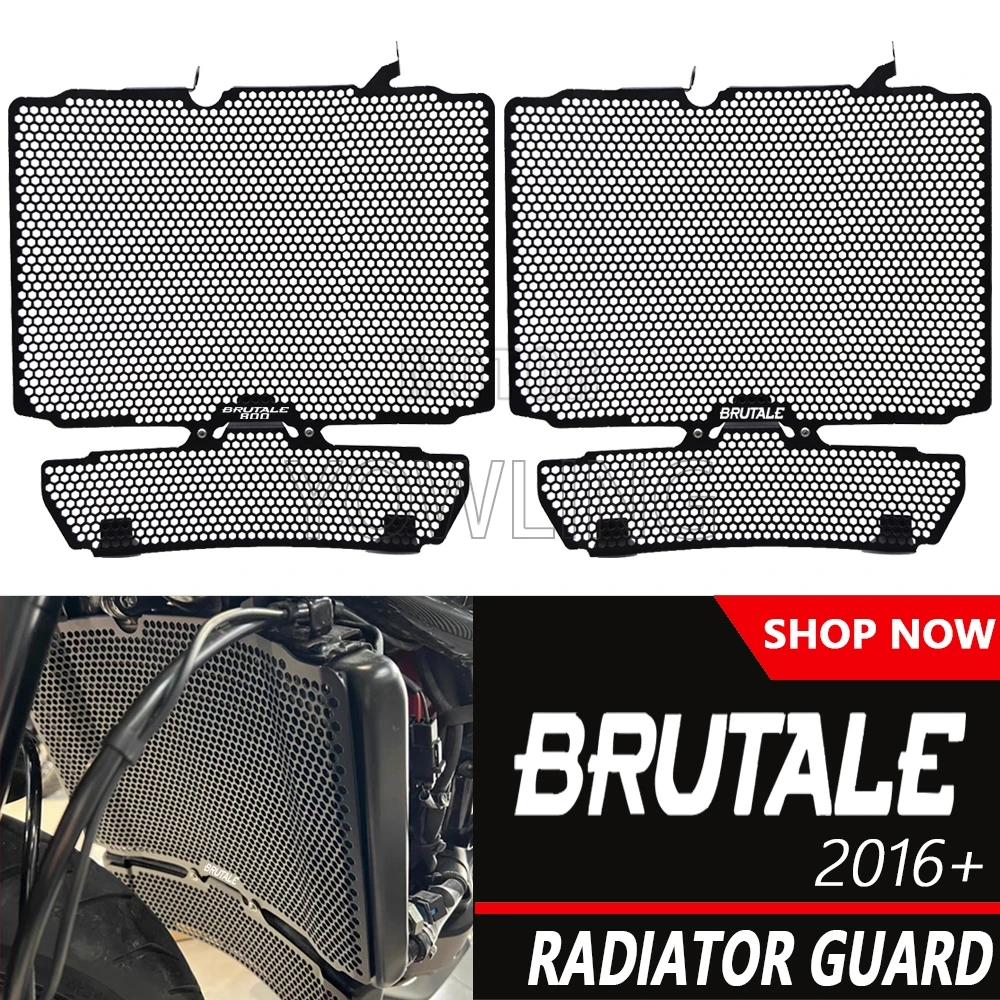 For MV Agusta Brutale 800 RR /RC 2016-2025 Turismo Veloce 800 Dragster RR SCS/RC SCS/Rosso Radiator Grill Cover Guard Protection