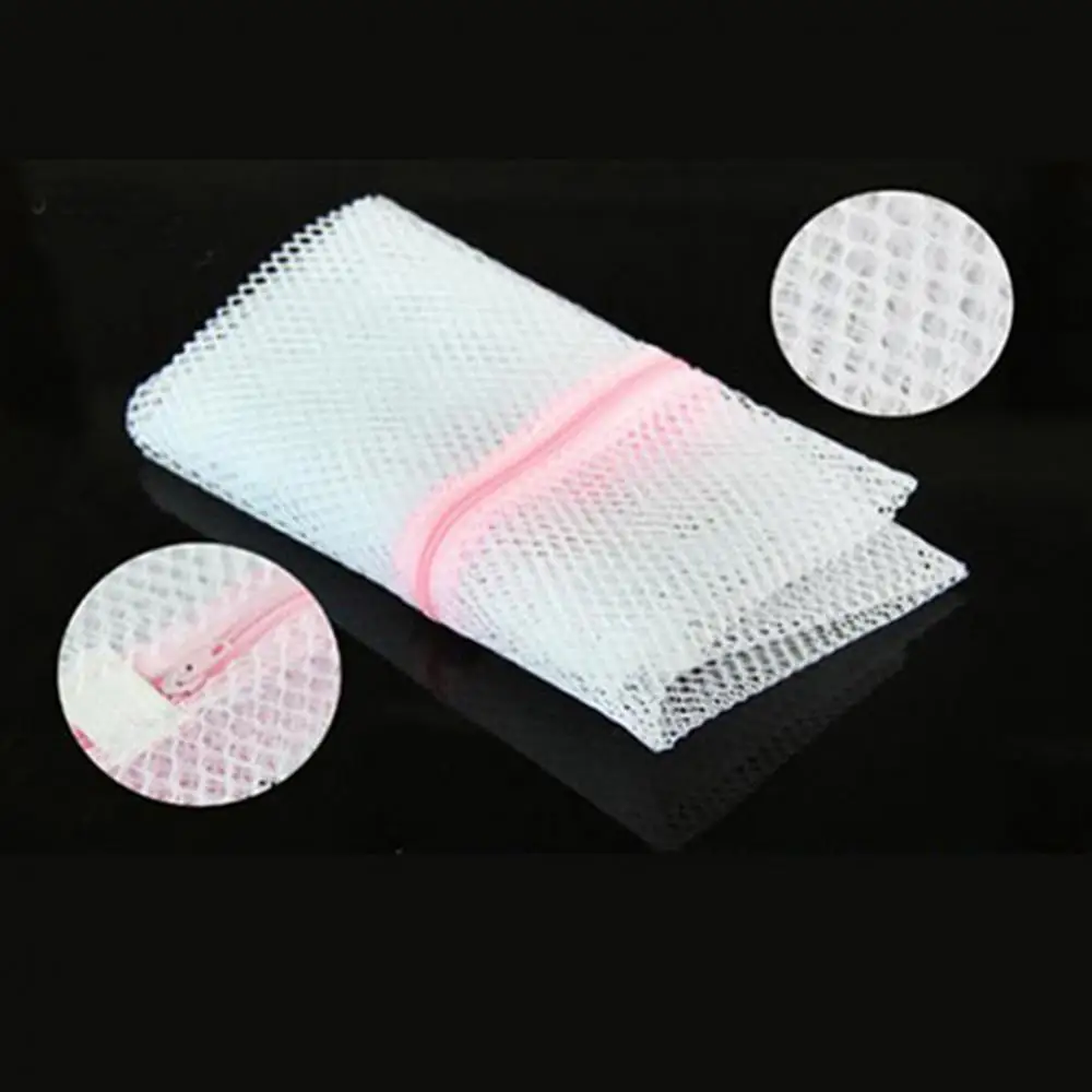 Zipped Laundry Bag Clothes Aid Large Capacity Underwear Bra Socks Washing Machine Net Mesh Bag