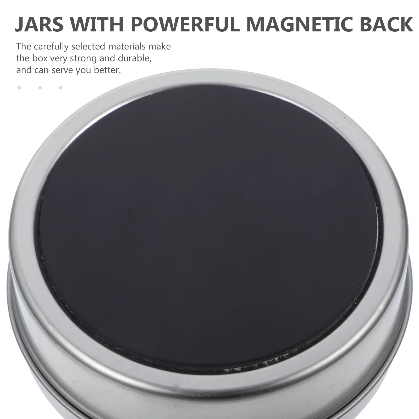 Magnetic Storage Box Refrigerator Container Spice Jars Automatic Containers for Spices Rubber Boxes Kitchen