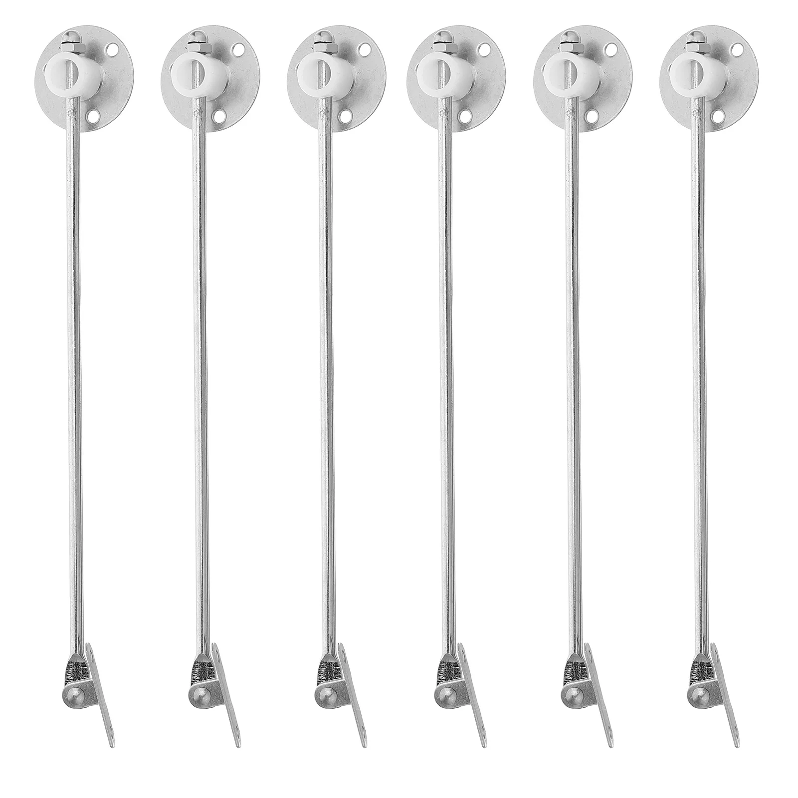 

6Pcs Heavy Duty Cabinet Door Support Rod Quiet Close Lid Hinge Drop Down Furniture Mounting Struts Cabinet Mounting Support Rod