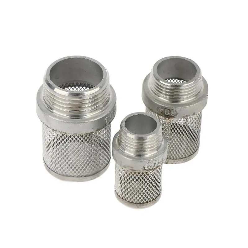 Upgraded Mesh Filter for Garden Pump Hose Metal Water Cleaner for Greenhouse Vegetable Irrigation System
