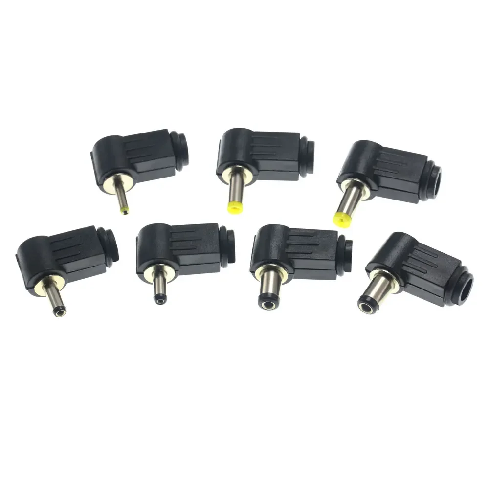 Adaptador de enchufe de alimentación Jack macho CC de 5,5x2,1/2,5mm 2,5x0,7mm 3,5x1,1/1,3 4,0/4,8x1,7mm 6,3*3,0mm conector de Audio con conector Jack macho