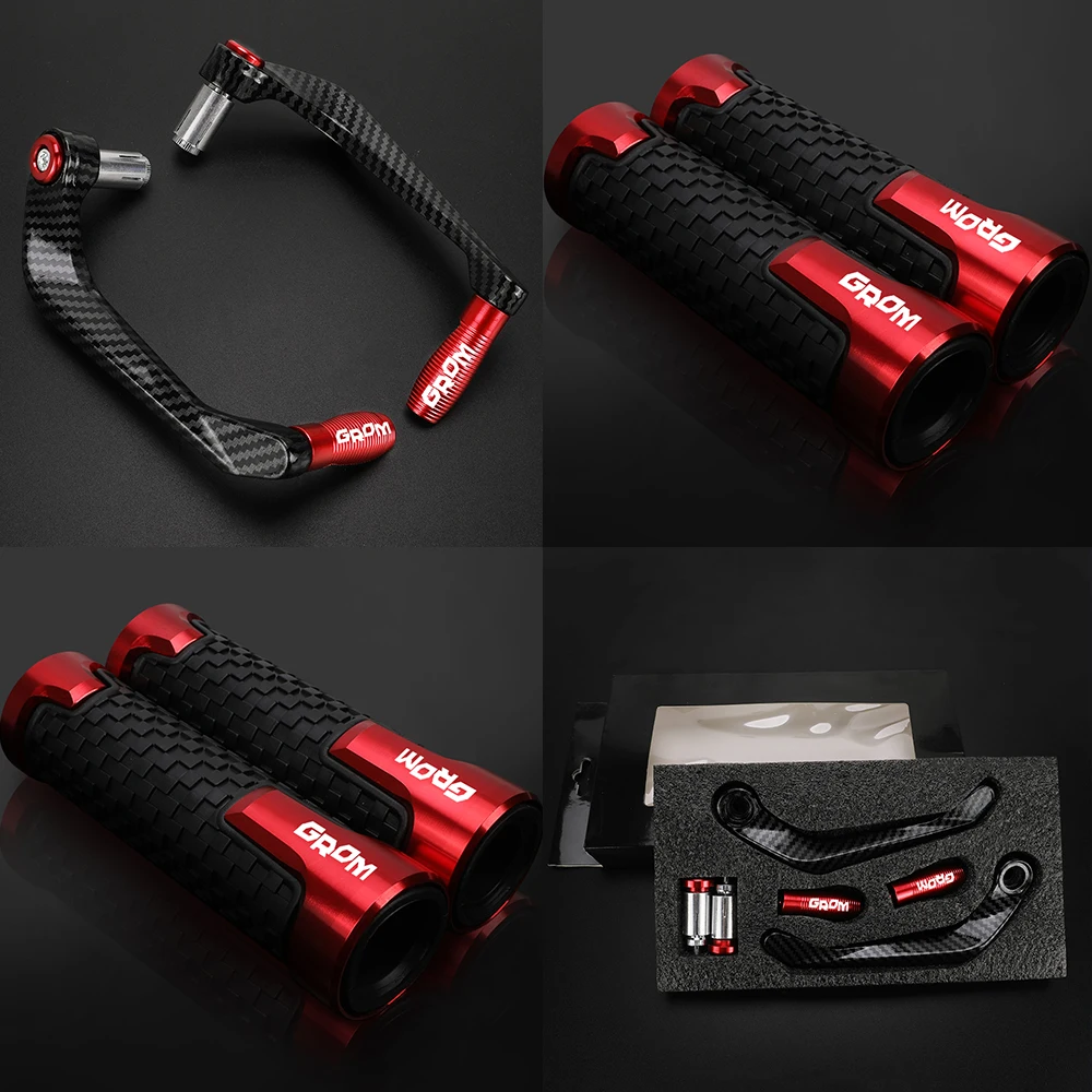 

For Honda GROMMSX125 GROM MSX125 2014 2015 2016 2017 Motorcycle Handlebar Grips Guard Brake Clutch Lever Protector