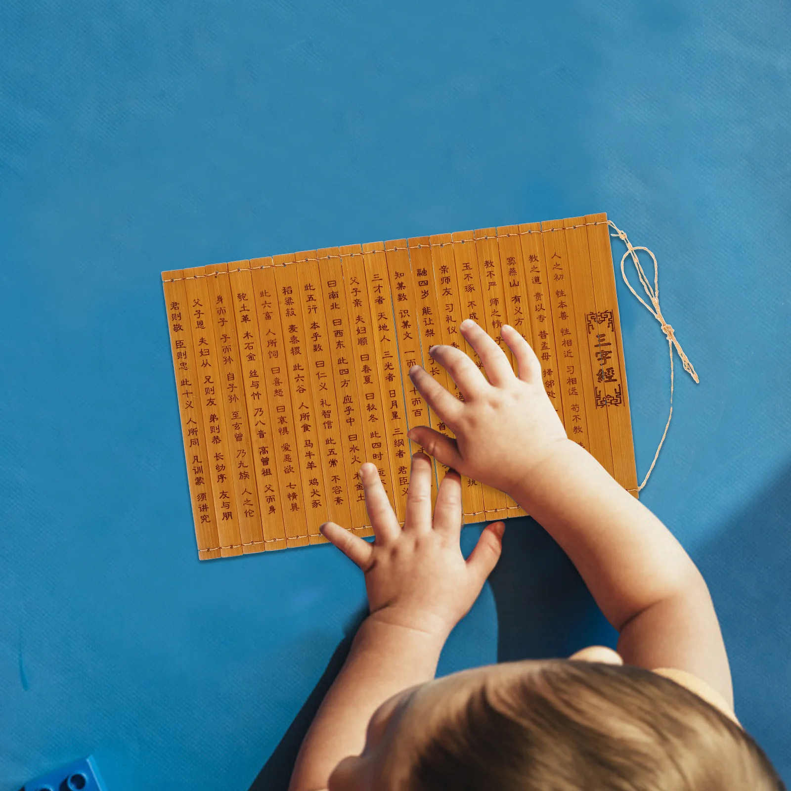 الرجعية الخيزران الحرفية زخرفة ثلاثة أحرف التمهيدي الدعامة أنيقة سطح المكتب الديكور للمنزل مكتب الجرف ديكور خمر الجمالية #6