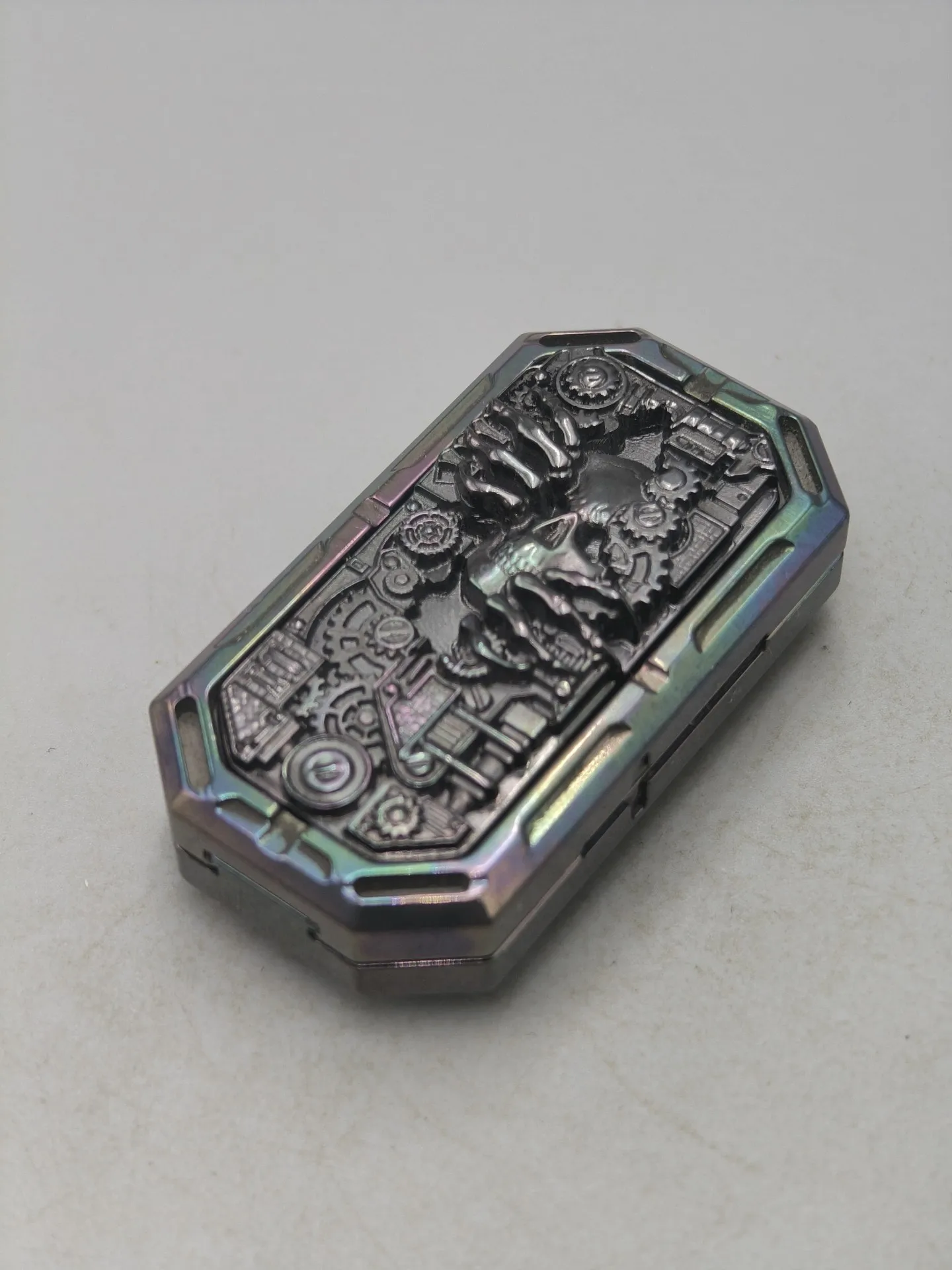 Used EDC EJH zirconium color rules, zirconium color love skull patch push card