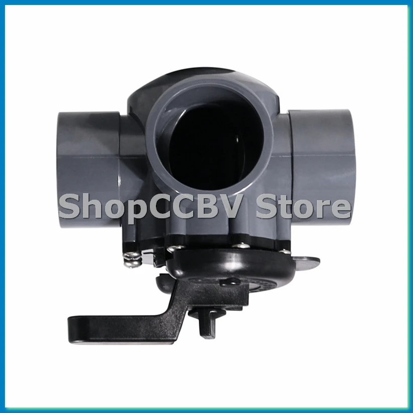 

263028 Three Port Diverter Valve with 2In PVC Pipe 3 Way Positive Non-Lube Diverter Valve Replacement for Pools and Spas-A69M