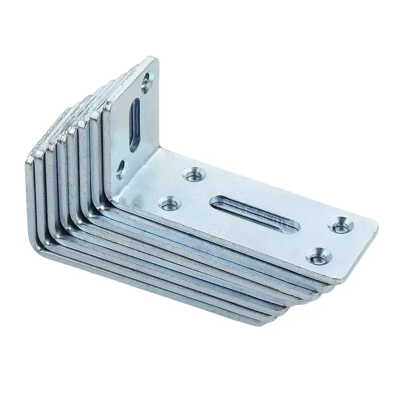 Adjustable L-angle bracket, adjustable Angle code, bookshelf slot board, 90 degree slotted Angle bracket, wall iron work