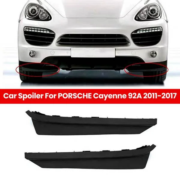 Car Spoiler Left & Right Satin Black For PORSCHE Cayenne 92A 2011-2017 95850588811 95850588701 Replacement Accessories