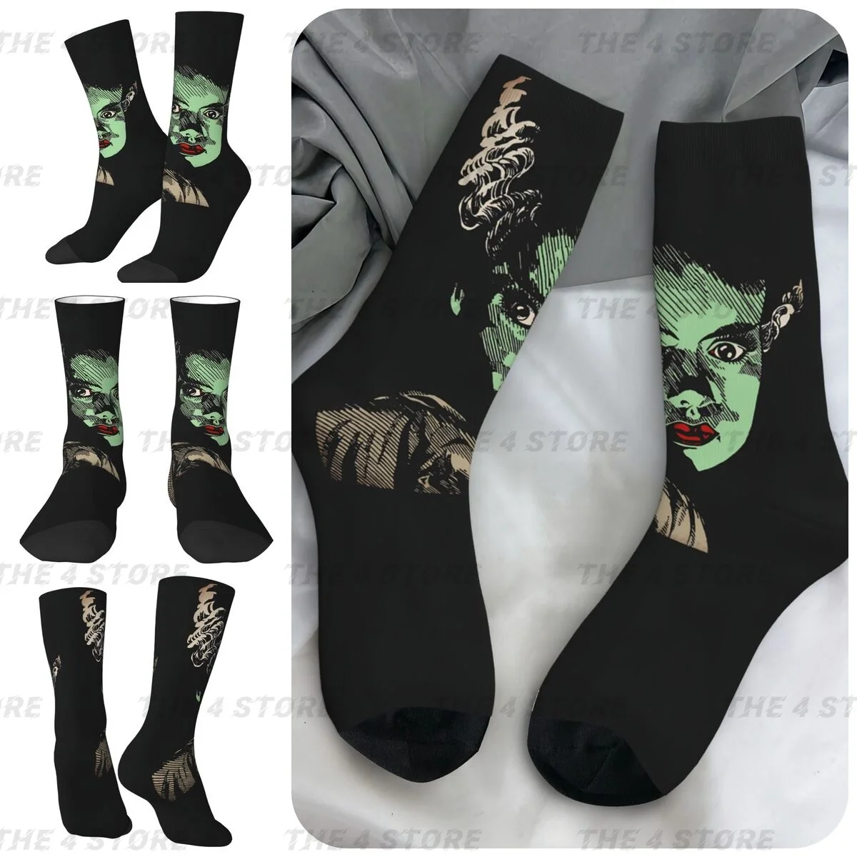 

Frankenstein High elasticity polyester fiber Men and Women printing Socks,fashion Applicable throughout the year Dressing Gift