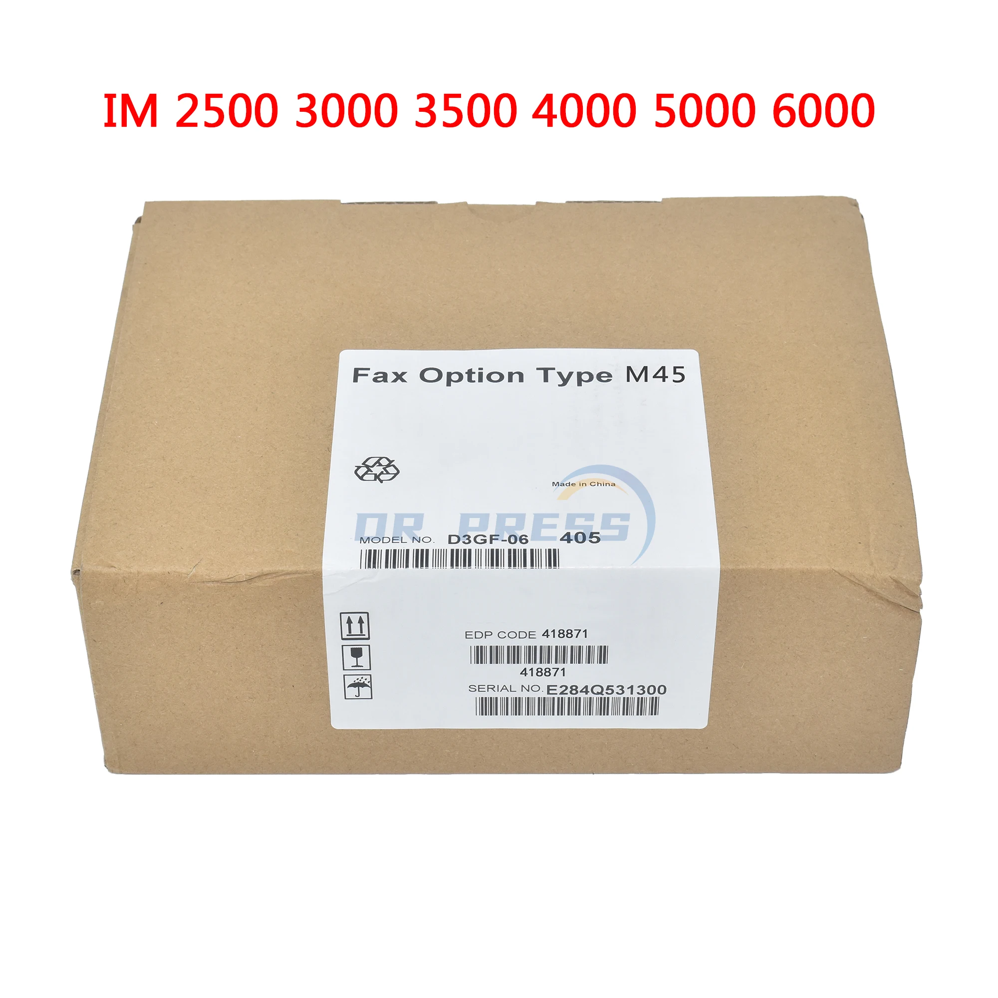 

418871 Fax Option Type M45 for Ricoh IM 2500 3000 3500 4000 5000 6000 IM2500 IM3000 IM3500 IM4000 IM5000 IM6000