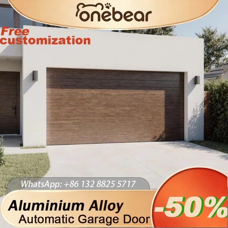 Any Size Custom Modern Industrial Fast Rolling Garage Door Aluminum Alloy Stainless Steel Waterproof Anti Theft Automatic Door