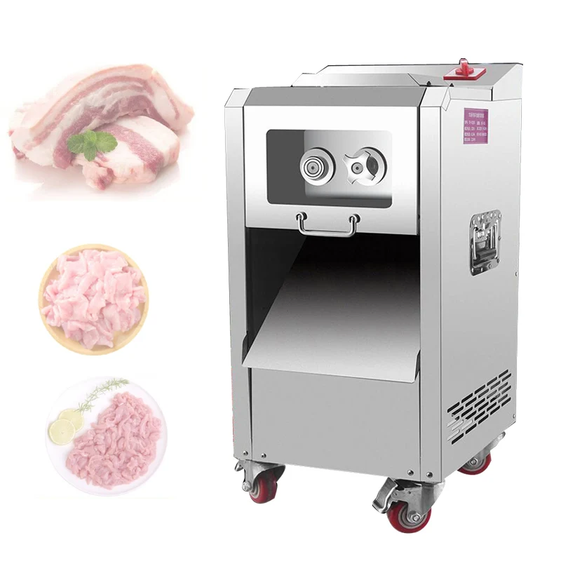 

Commercial Meat Slicing Machine Vertical-type Meat Slicer Electric Meat Cutting Machine 2200W Large Power Meat Mincer