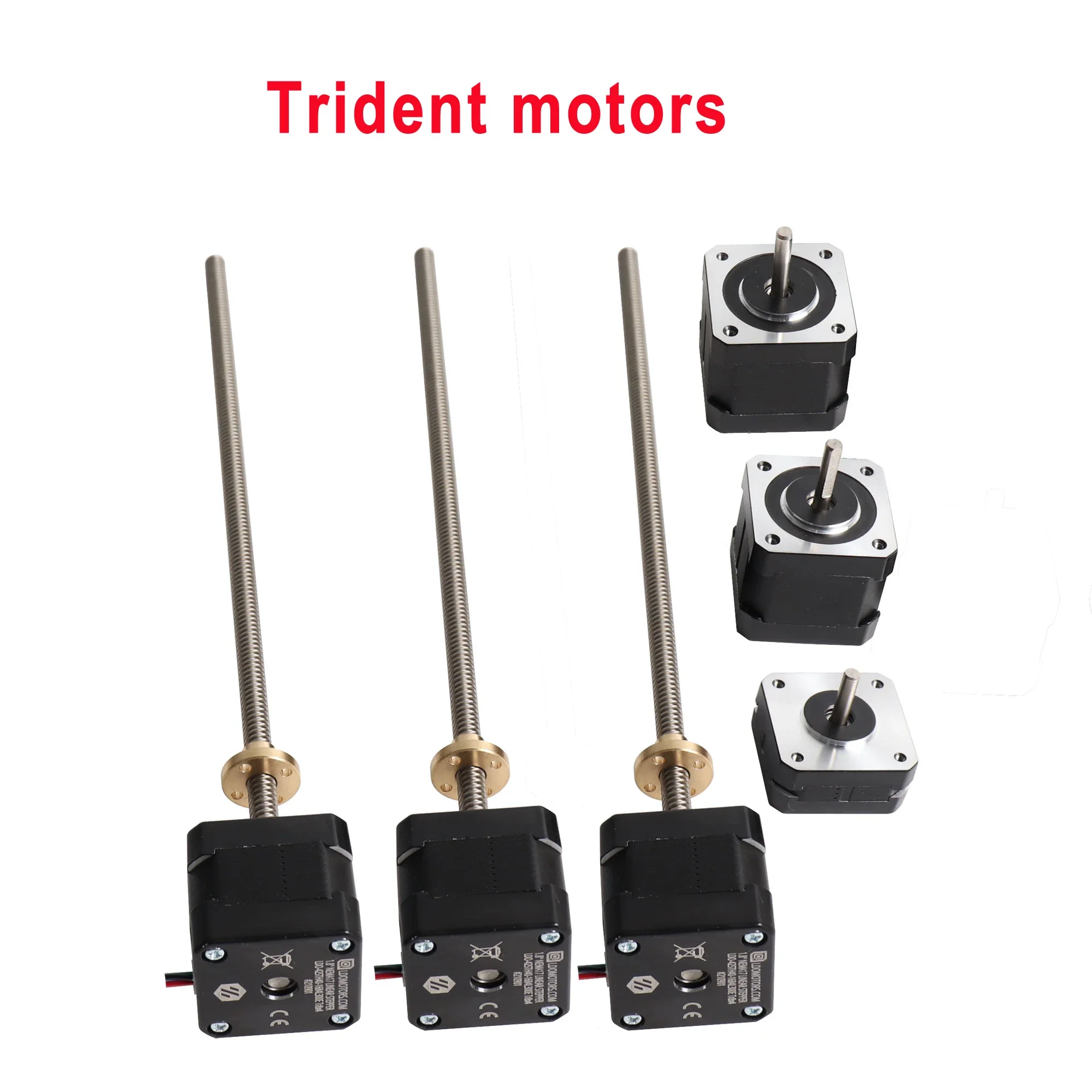 Blurolls Voron Trident 3d printer Motors Kit LDO Motor XYZ Lead Screw Motor Stepper Motors - 300mm,TR8x4mm