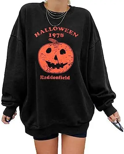 

Halloween Pumpkin Face Sweatshirts Pullover oversized hoodie