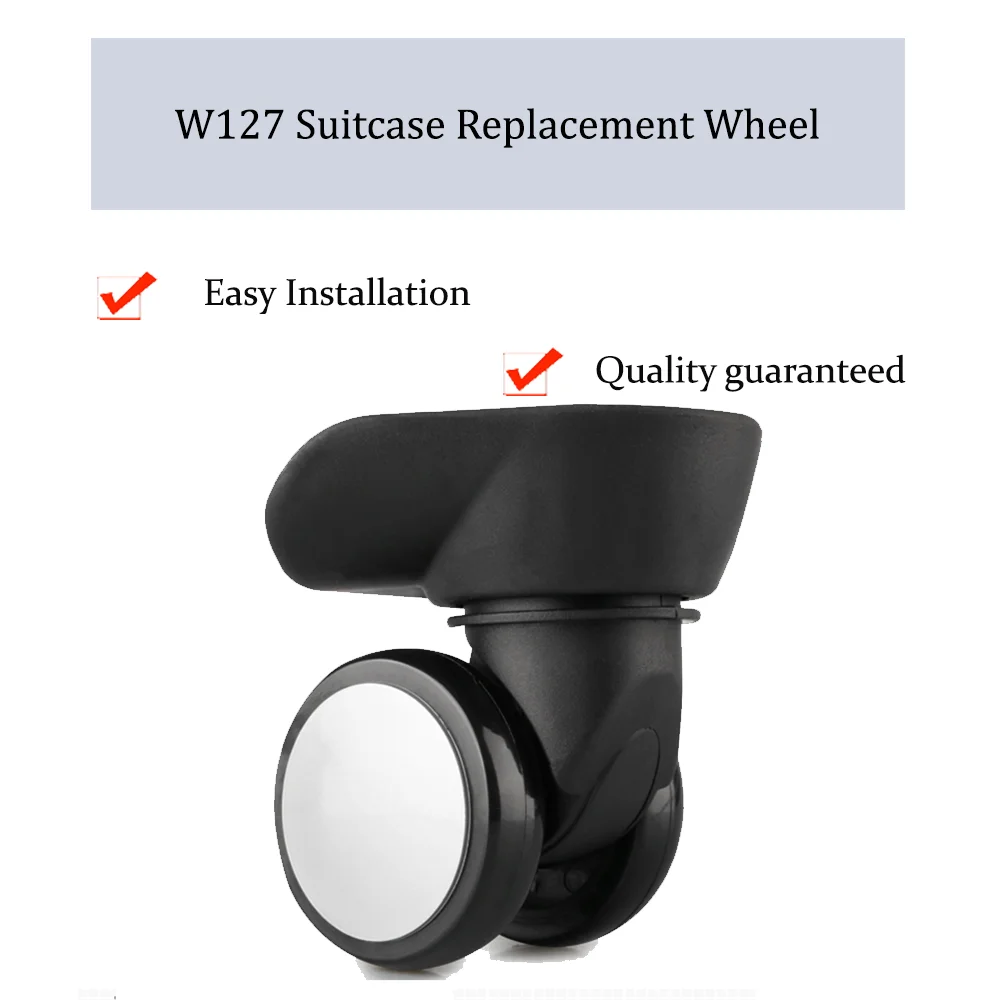 

For W127 Durable High-Safety Wheel Replacement Luggage Pulley Sliding Casters Silent Wear-resistant Repair